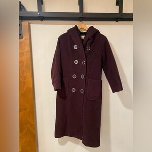 L.L. Bean full length pea coat trench